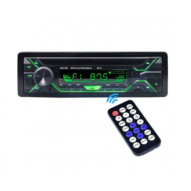Radio MP3 Player 60W x 4 BT, telecomanda 7 lumini taste RGB 