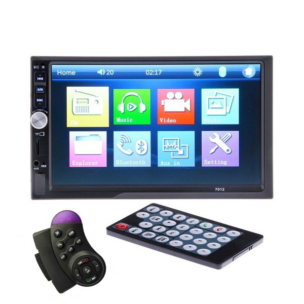 MP5 Player auto 2DIN 7012, LCD TFT 7”, Bluetooth, Mirror Link