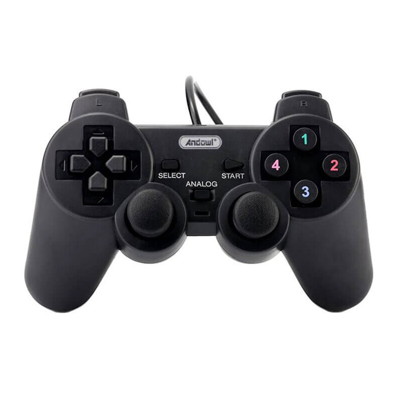 Controller cu fir Andowl SP3, pentru consola PS3/4, PC