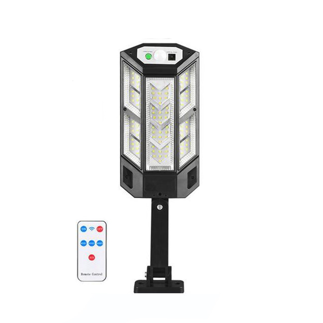 Lampa solara LED cu suport de prindere, 84 SMD, 200W