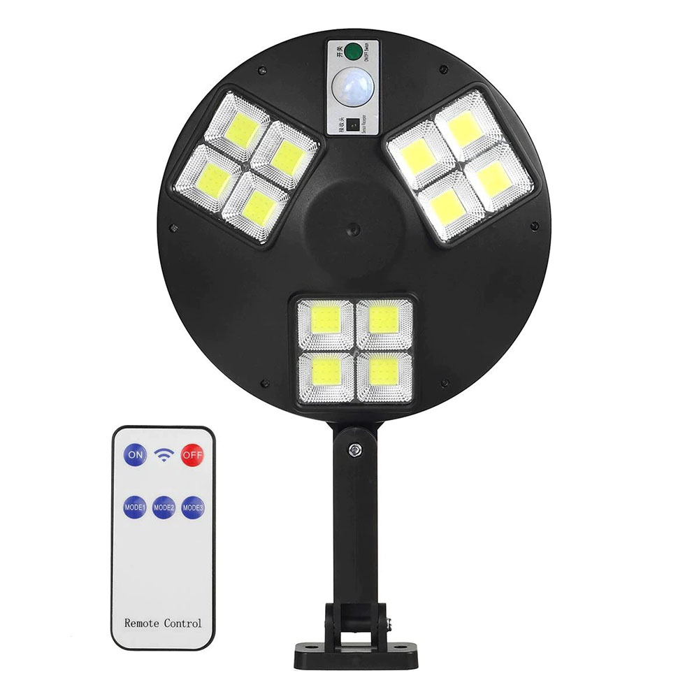 Lampa solara LED, 144 COB, senzor de miscare, 60W