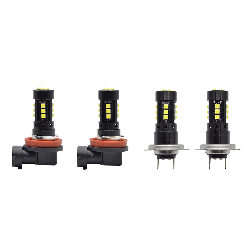 Set 2 Becuri auto LED 160W/set, 6000K, 15LED, H7/H11