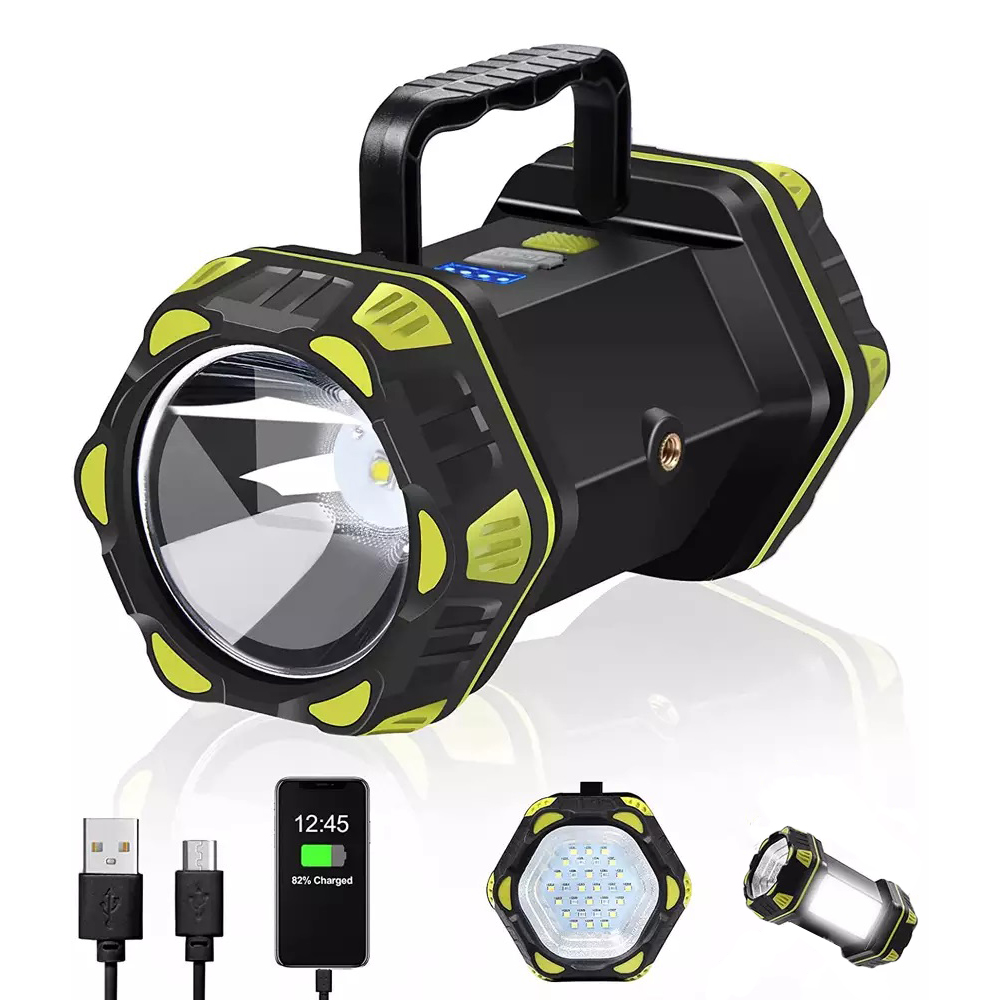 Lanterna LED dubla, multifunctionala, reincarcabila, 60W