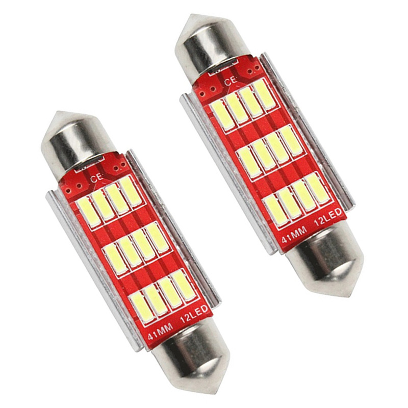 Set 2 Becuri auto LED SMD, Canbus, 5W, 41mm