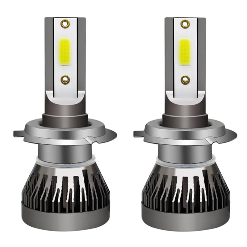 Set 2 Becuri auto LED H7, F2 COB, 80W/set