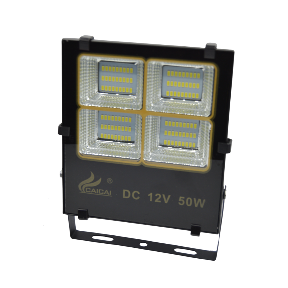 Proiector auto 4 casete DC 12V, CaiCai, 50W, 108 LED