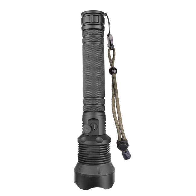Lanterna LED cu lupa, incarcare USB, 8000 lumeni