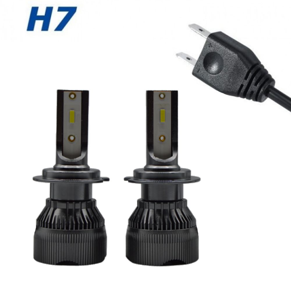 Set 2 becuri auto S79, H7, 60W, 8000 lumeni, canbus