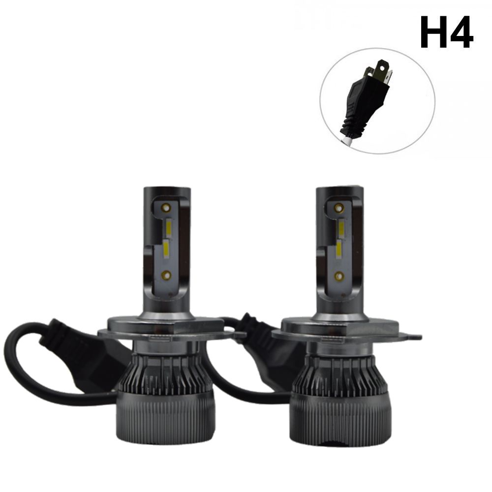 Set 2 becuri auto S79, H4, 60W, 8000 lumeni, canbus