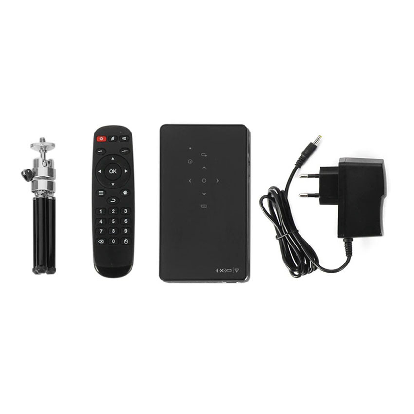 Mini videoproiector portabil Andowl Y8, telecomanda, UHD