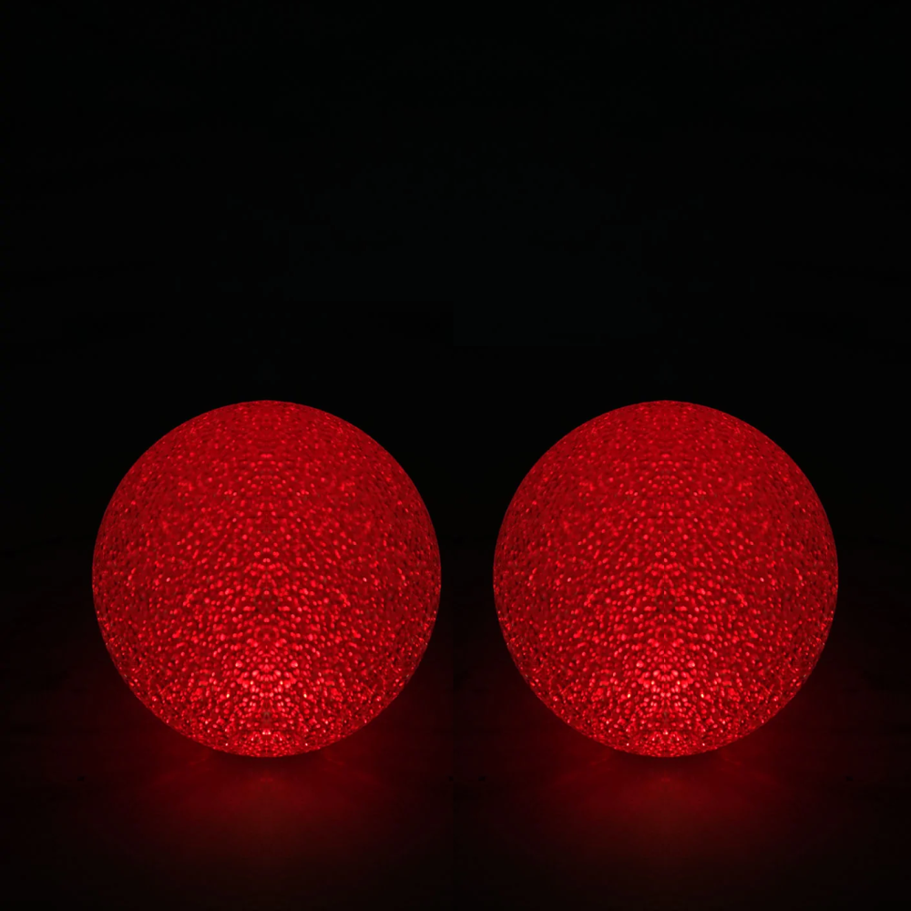 Set 2 Lampi LED rosii decorative