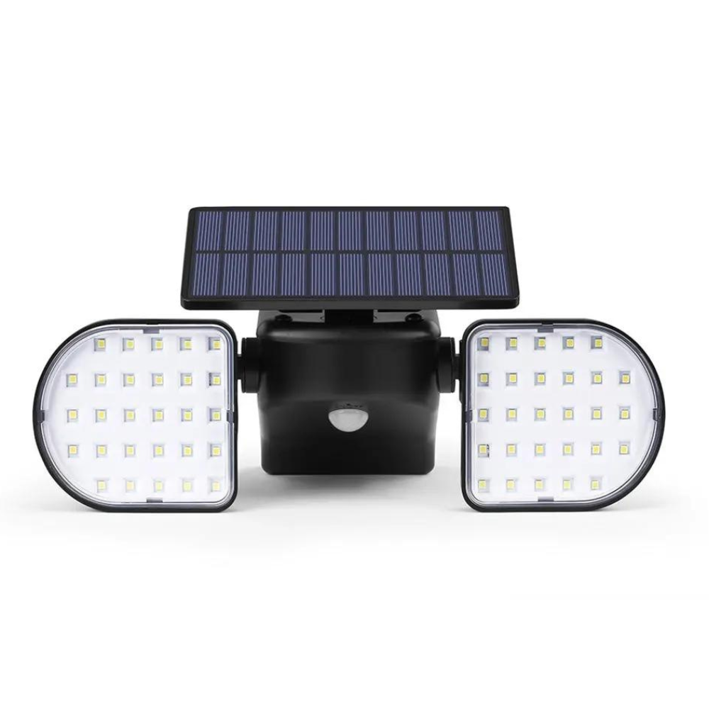Lampa solara dubla TY863, 20W, 56LED SMD, senzor de miscare