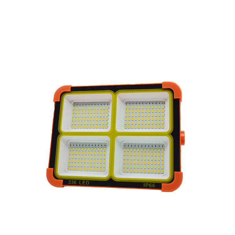 Proiector LED cu panou solar, 500W