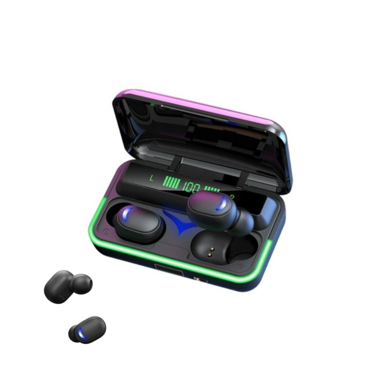 Casti Minipods audio wireless E10, Bluetooth, LED