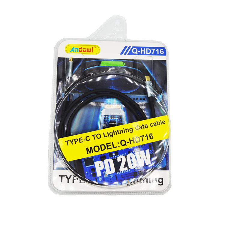 Cablu HD716 date/incarcare, USB tip C, 1m