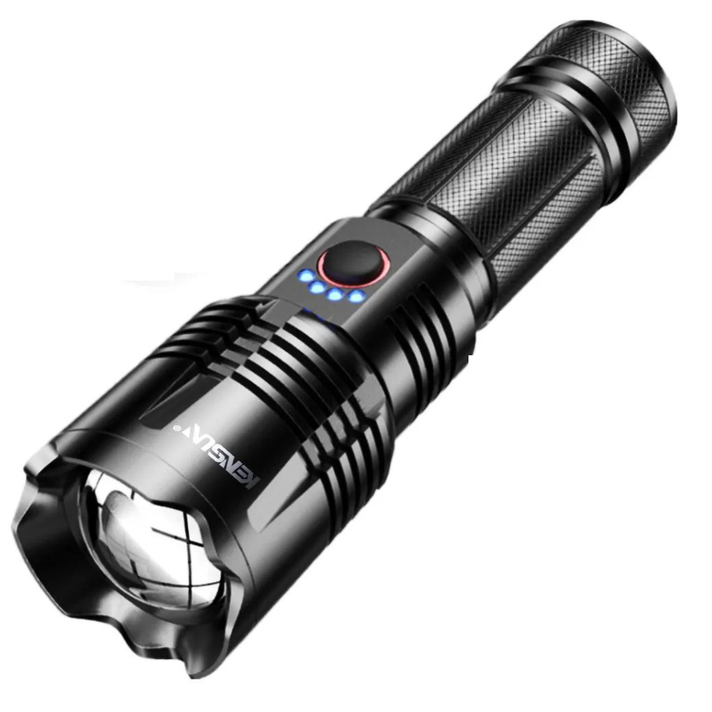 Lanterna LED RLW308, 18W, zoom, USB, powerbank, acumulator
