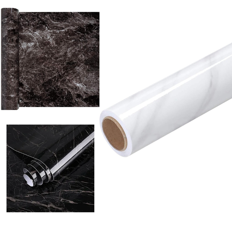 Folie autoadeziva tip marmura, 3 modele, 45 x 1000cm