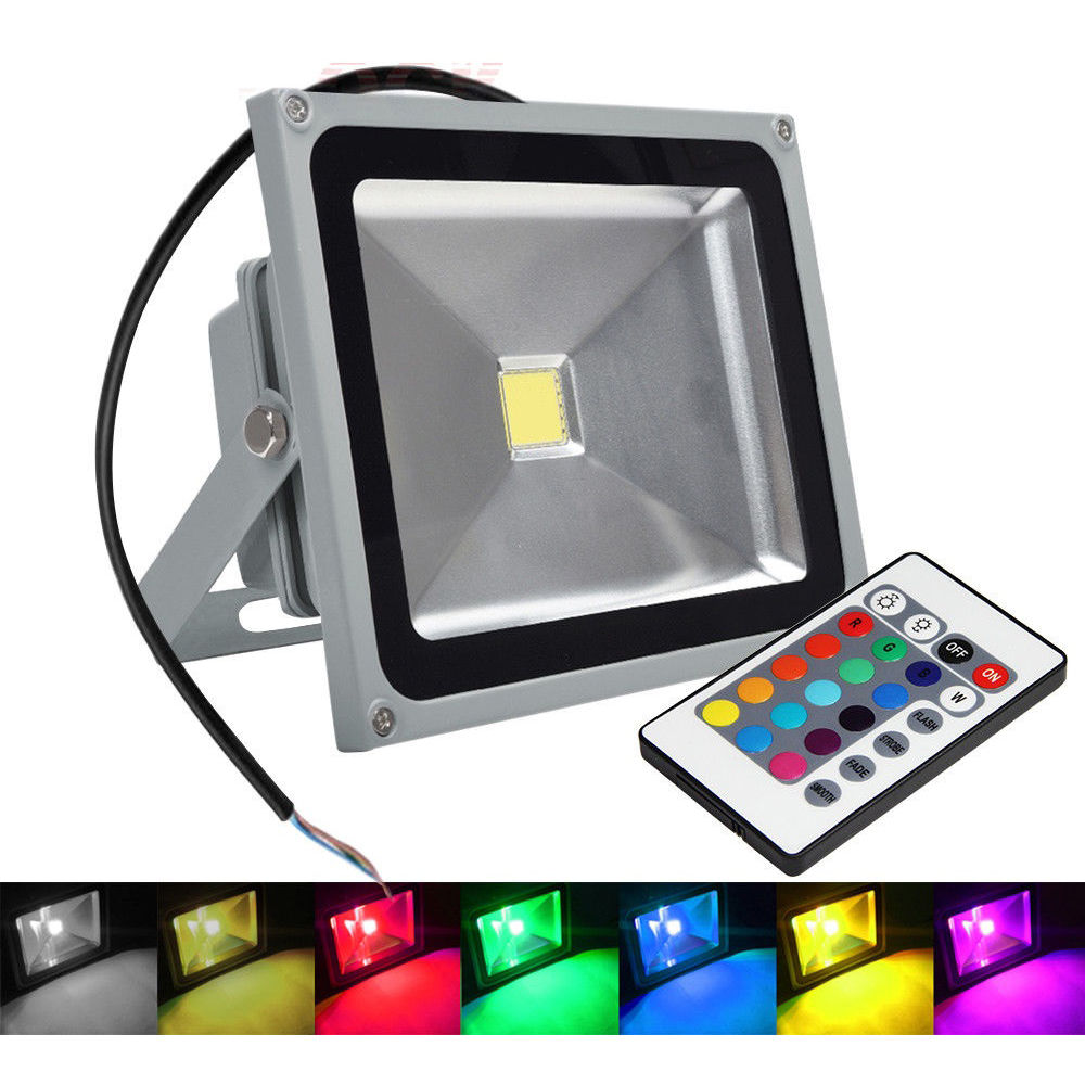 Proiector led cob, rgb, ip65, 220V, 20W