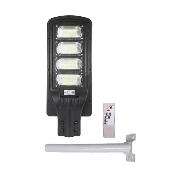 Lampa solara cu telecomanda si suport de prindere, 400W