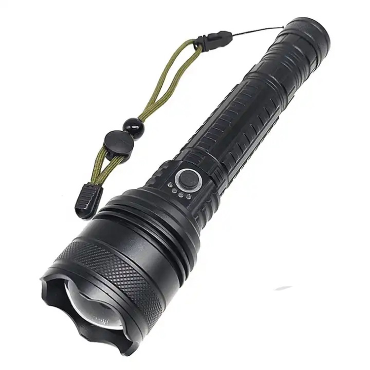 Lanterna LED XHP70, zoom telescopic, reincarcabila, 50W
