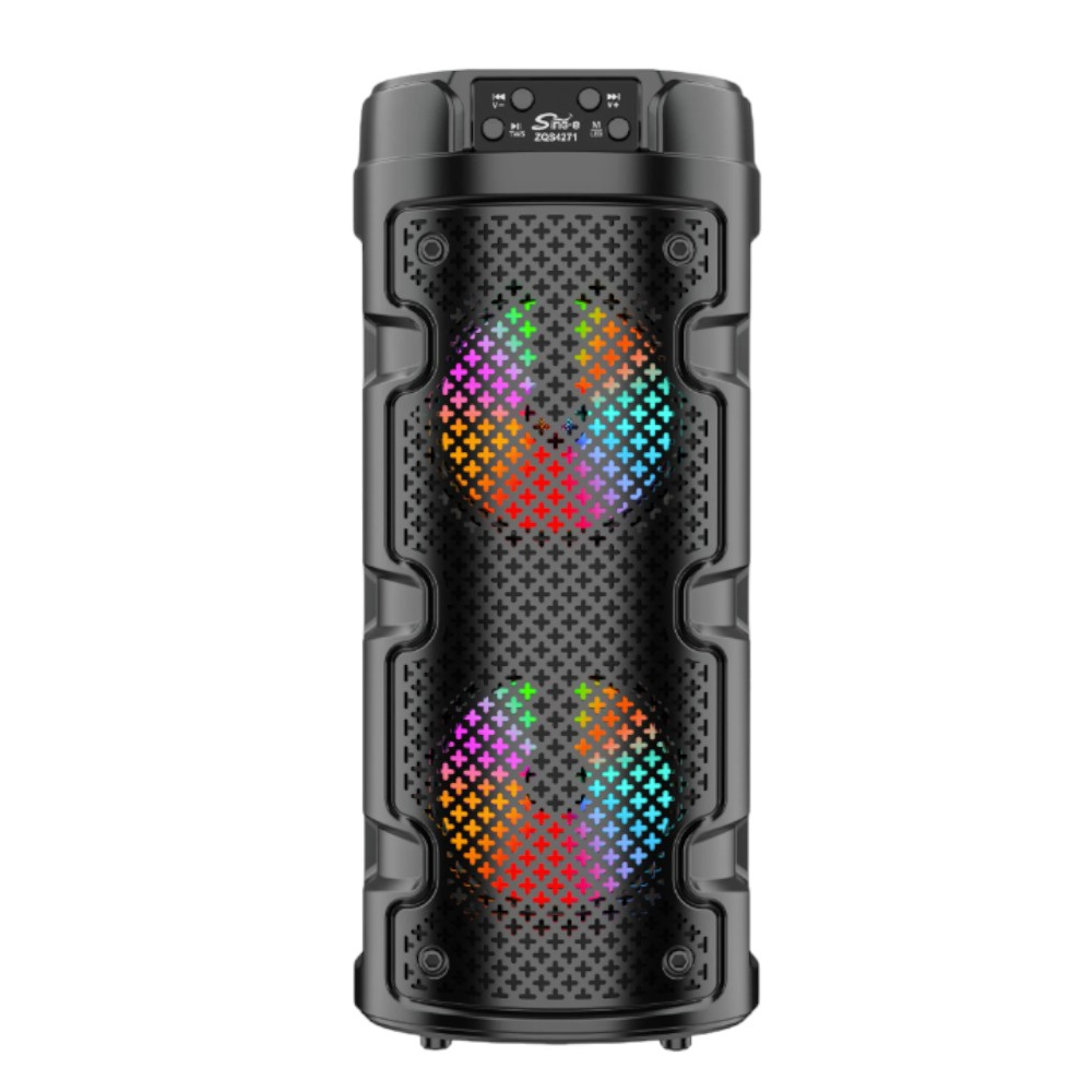 Boxa portabila ZQS4271, 48W P.M.P.O, BT/FM/USB/SD, RGB, 1500mah