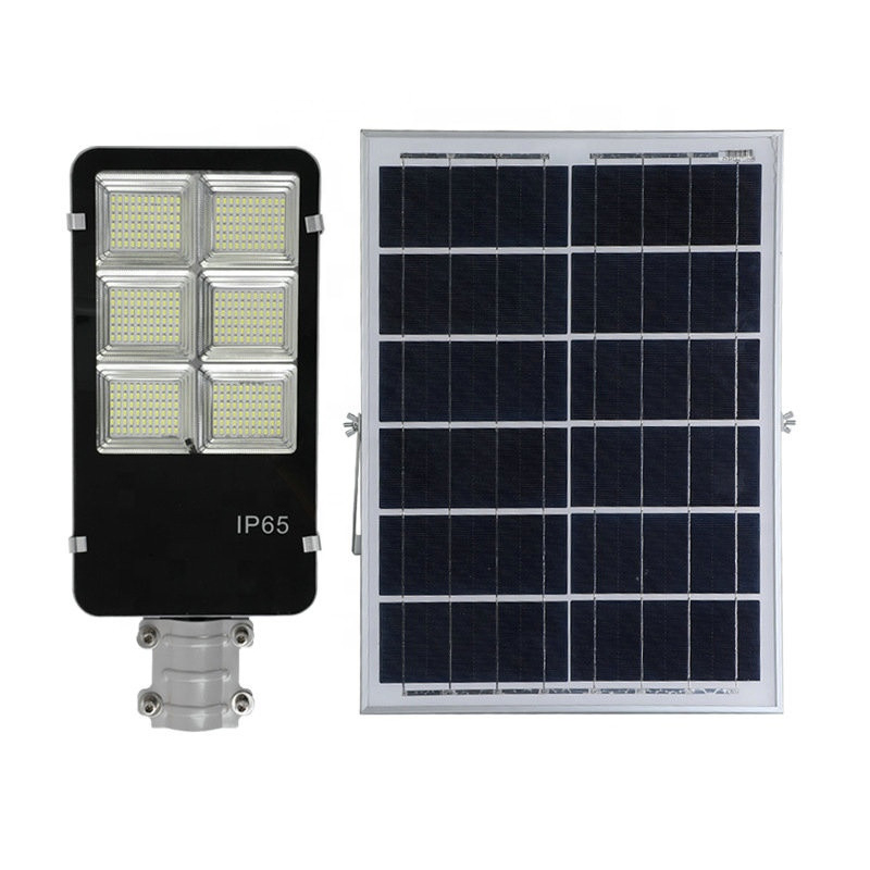 Lampa solara LED cu telecomanda si suport prindere, 300W
