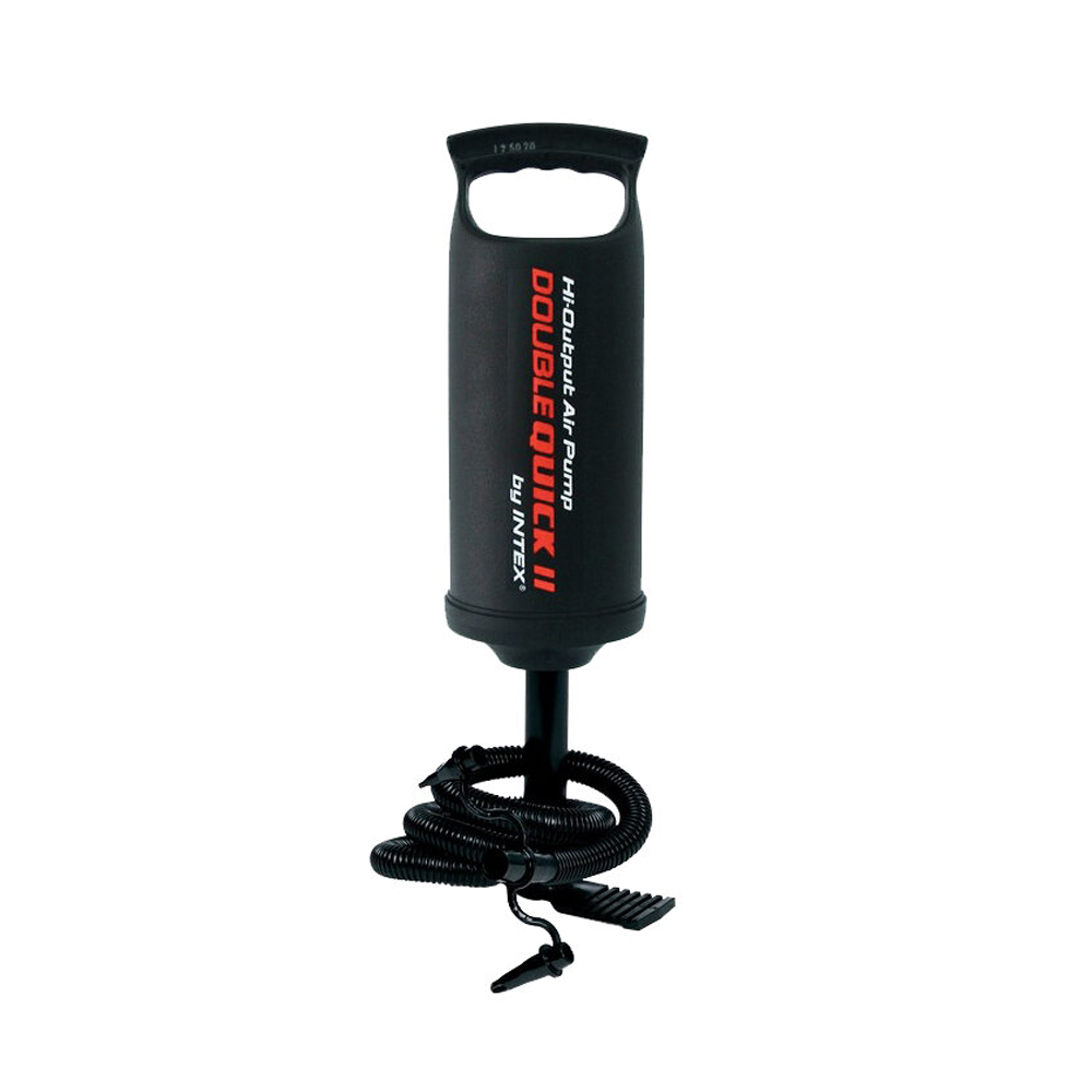 Pompa aer umflat produse gonflabile, manuala, furtun, 3 adaptoare