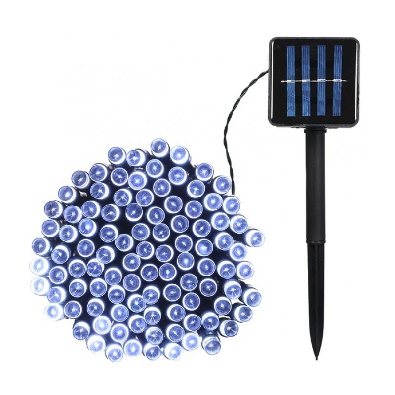 Instalatie solara 33 metri, alb rece, 300LED