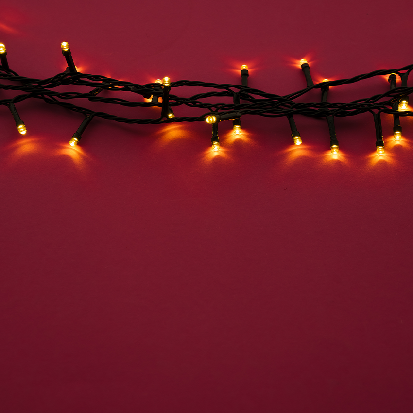 Instalatie liniara luminoasa, 36 metri, 500LED, lumina rosie