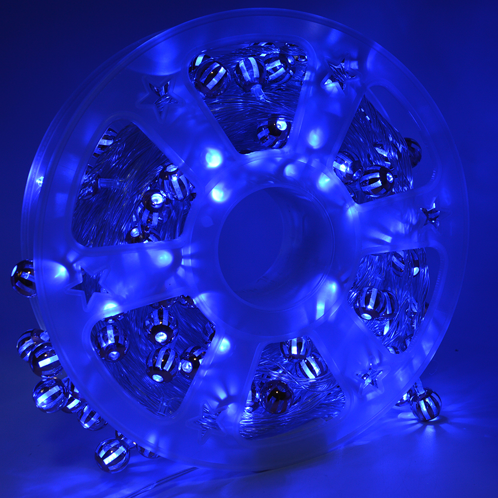 Instalatie liniara luminoasa, 23m, 120 LED, albastru