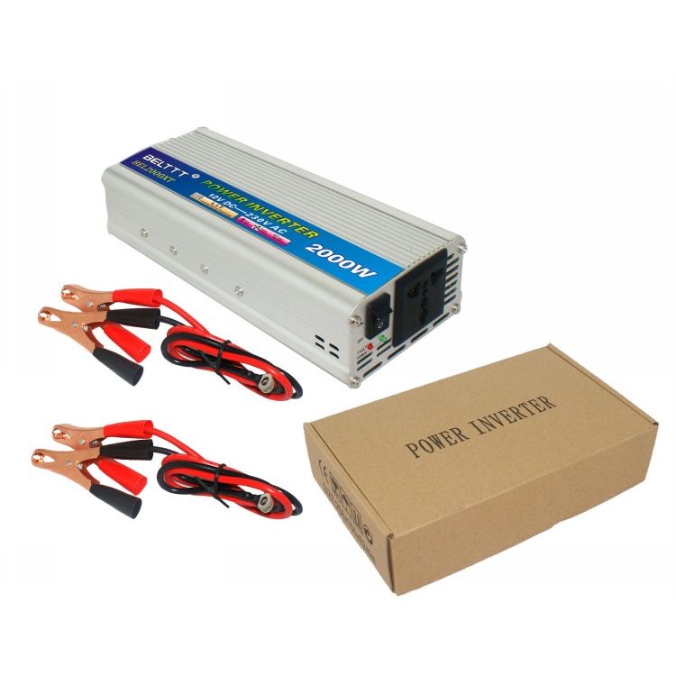 Invertor auto BEL2000XT, 12V, 230V, 2000W