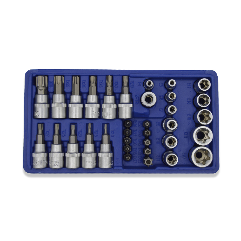 Trusa Tianfeng Tools cu adaptor si tubulare, 34 piese