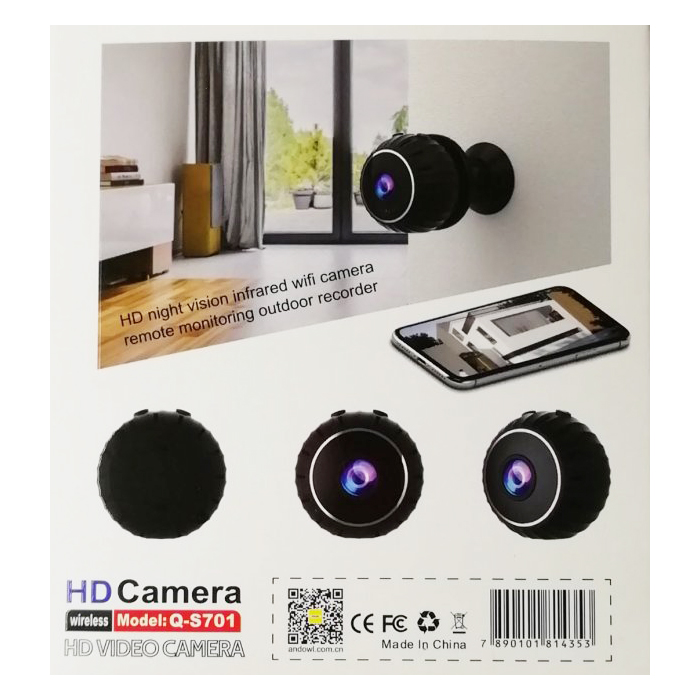 Mini camera de supraveghere Andowl S701, HD